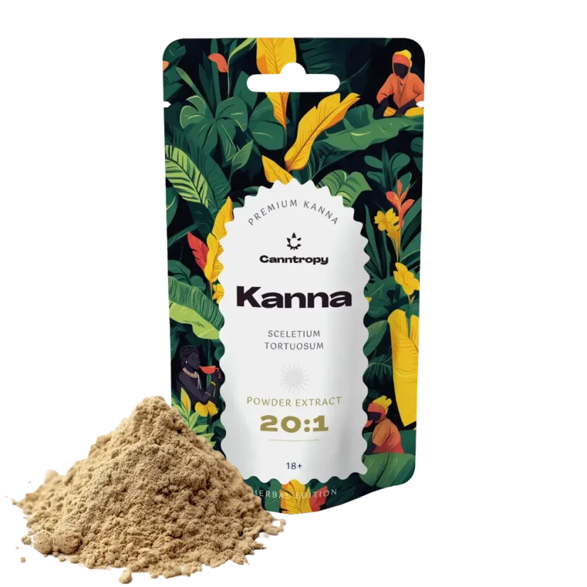 Canntropy Kanna (Sceletium Tortuosum) Ekstrakt w proszku 20x, 1 g - 100 g