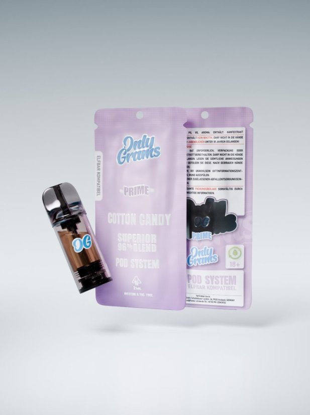 Only Grams - Superior Pod Cotton Candy, 96 %, 2 ml (elfbar)