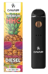 CanaPuff Vape rašiklis PINEAPPLE DIESEL 96% HHC, 1ml