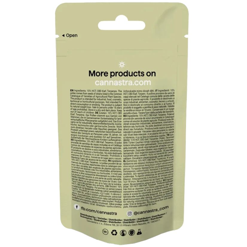 Cannastra HCT Hash Full Moon, 1g – 100g