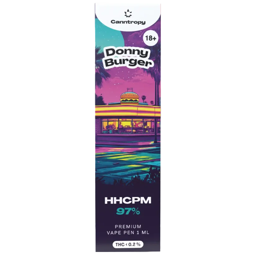 Canntropy HHCPM Vape Pen Donny Burger, HHCPM 97% quality, 1 ml