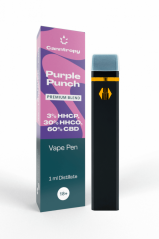 Canntropy HHC-P-O Blandning Vape Pen Purple Punch, HHC-P 3 %, HHC-O 30 %, CBD 60 %, 1 ml