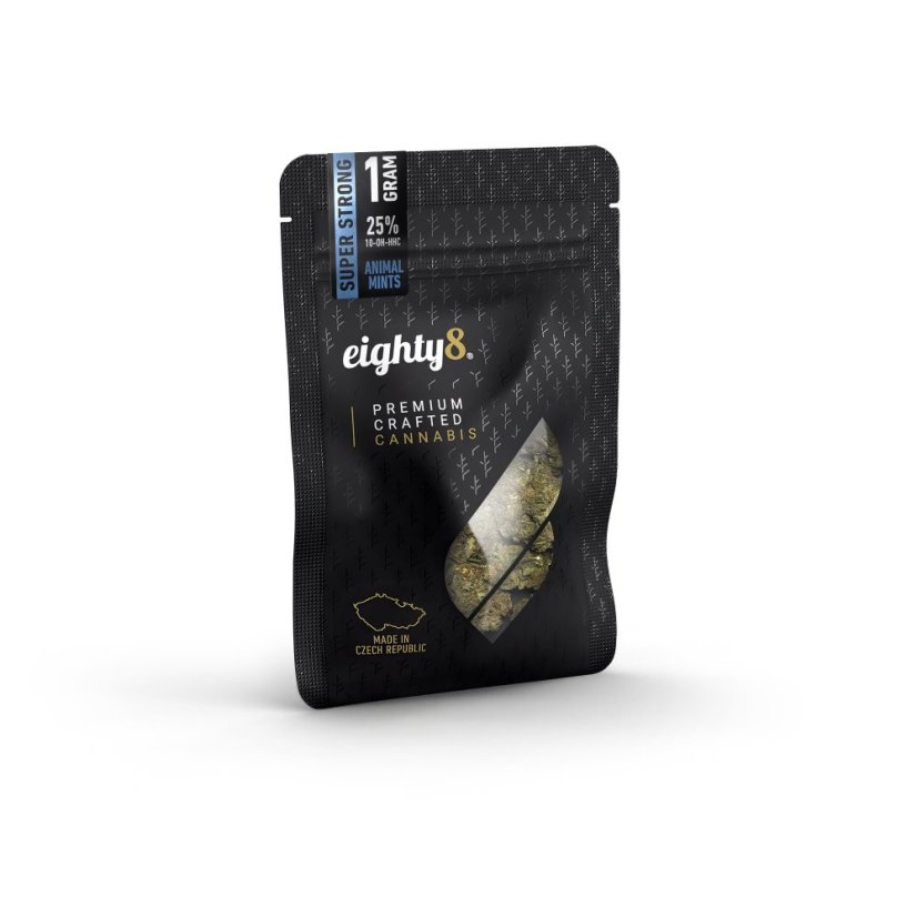 Eighty8 10-OH-HHC Flower Super Strong Animal Mints, 25% 10-OH-HHC, 1 - 3,5 g