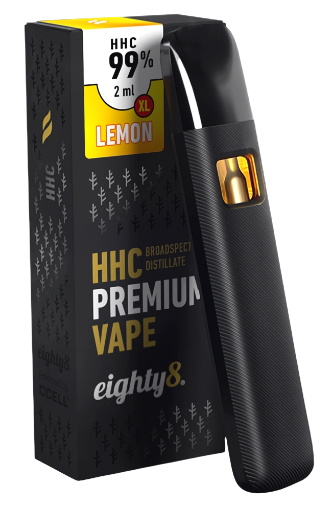 cheap hhc vape Eighty8 Lemon, 99 % HHC, 2 ml Flavour:Sour Blueberry Lemon Ice Diameter|2