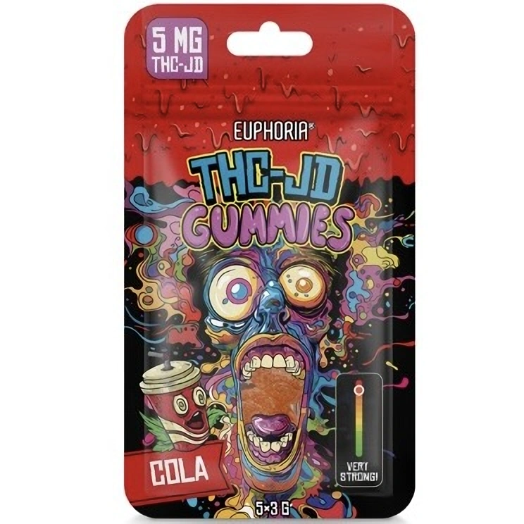 Euphoria THCJD Gummies Cola, 5 sztuk x 1 mg, 5 mg