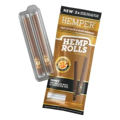 HEMPER King Size Rolls + Lasikärki 2kpl - Hunaja