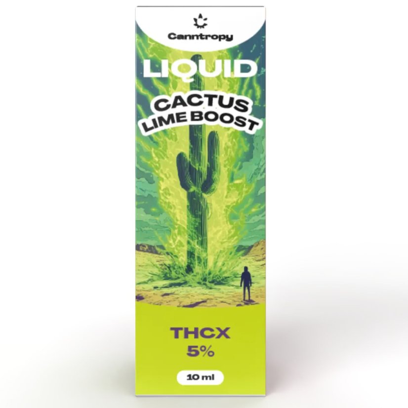 Canntropy THCX Liquid Cactus Lime Boost, THCX 5%, 10 ml