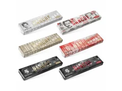 Narcos Papel de liar King Size Slim de edición limitada + boquillas - diseño aleatorio
