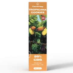Canntropy CBG Vape Pen Tropicana Cookies, 95 % CBG, 1 ml
