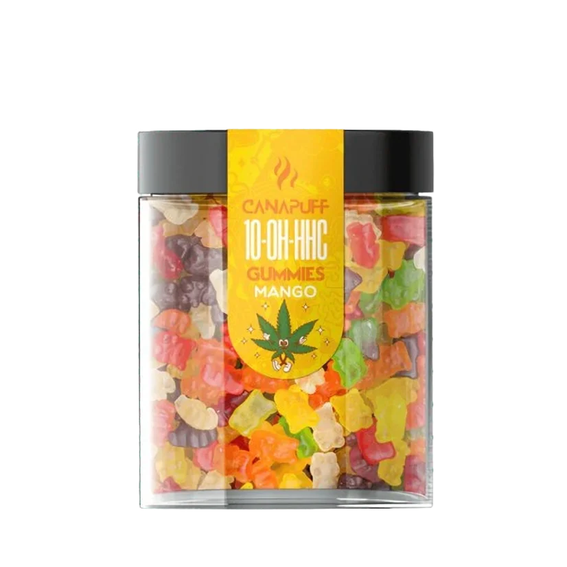 CanaPuff 10-OH-HHC Gummies Mango, THC less than 0,2 %, 10