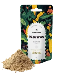 Canntropy Kanna (Sceletium Tortuosum) Ekstrakt w proszku 20x, 1 g - 100 g