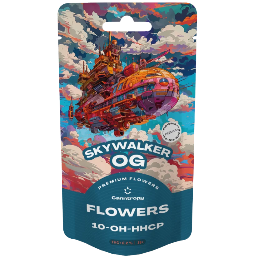 Canntropy 10-OH-HHCP Flower Skywalker OG, 10-OH-HHCP 94% quality, 1 g - 100 g