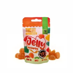 Czech CBD THC Odyssey Jelly Orange, 70 mg THC, 10 pcs
