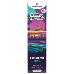 Canntropy HHCPM Caneta Vape Donny Burger, HHCPM 97% de qualidade, 1 ml