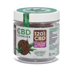 Euphoria CBD küpsised, šokolaad, 12 tk, 120 mg CBD