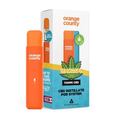 Orange County CBD Pod stylo vape saveur limonade, 1 ml