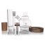 MJ Arsenal Palisade-Wasserpfeife (Alpine-Serie) – Klar/Holz