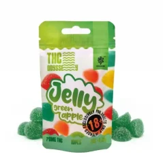 Czech CBD Odyssey żelki THC Zielone Jabłko, 70 mg THC, 10 szt.