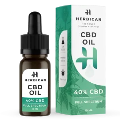 Herbican Olej CBD pełnego spektrum, 40%, 10 ml