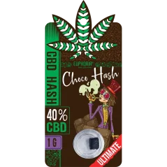 Euphoria CBD Hash Choco, CBD 40 %, 1 g