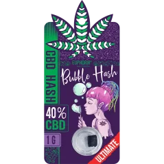 Euphoria CBD Bubble Hash, CBD 40 %, 1 g