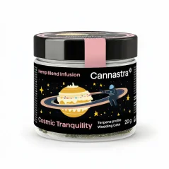 Cannastra Celestial Bliss Hemp Blend - Cosmic Tranquility Jahvatatud Õied Banana Kush (20 g)