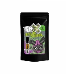 Tschechische CBD THX Cartridge Sour Diesel, THX 88 %, 1 ml