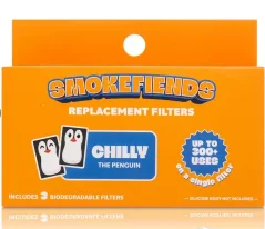 HEMPER Smoke Fiends Προσωπικό Φίλτρο Αέρα - Πακέτο 3 Ανταλλακτικών Φίλτρων - Penguin