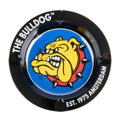 The Bulldog Original musta metallinen tuhkakuppi