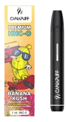 CanaPuff Banana Kush 96 % HHC-O - Kertakäyttöinen höyrykynä, 1 ml