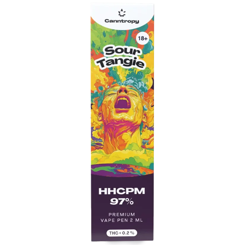 Canntropy HHCPM Vape Pen Sour Tangie, HHCPM  97% quality, 2 ml