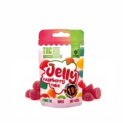Τσέχικη CBD THC Odyssey Jelly Raspberry Cake, 70 mg THC, 10 τεμ.