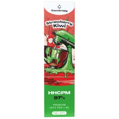 Canntropy HHCPM Vape Pen Căpșună Kiwi, HHCPM 97% calitate, 1 ml