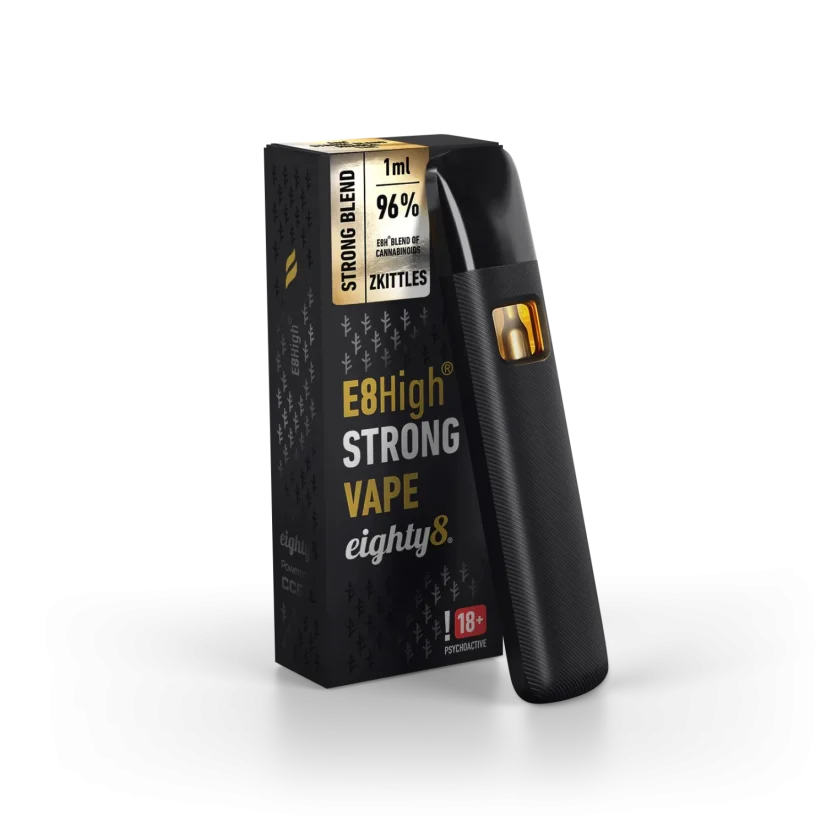 Eighty8 E8High Engångs Vape Zkittles, 96 % E8High, 1 ml