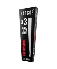 Narcos King Size Cones White Edition 109 mm, 3 pcs