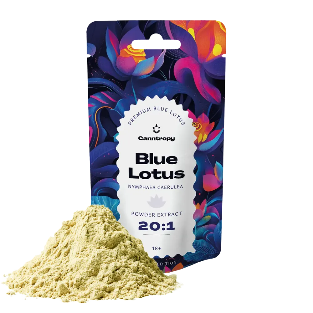 Canntropy Blue Lotus (Nymphaea Caerulea) Powder Extract 20x, 5g - 100g