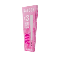 Narcos King Size Cones Pink Edition 109 mm, 3 pcs
