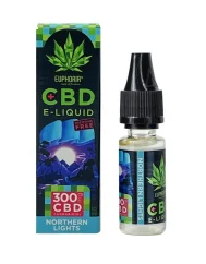 Euphoria CBD E-Liquid Northern Lights 10 ml, 300 mg CBD
