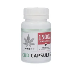Cannaline CBD Capsules - 1500 mg CBD, 30 x 50 mg