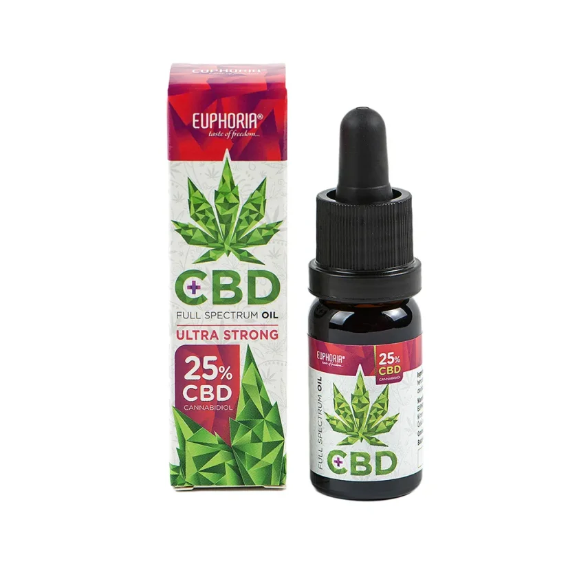 Euphoria CBD õli 25%, 10 ml, 2500 mg