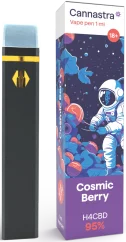 Cannastra H4CBD Disposable Vape Pen Cosmic Berry, H4CBD 95 %, 1 ml