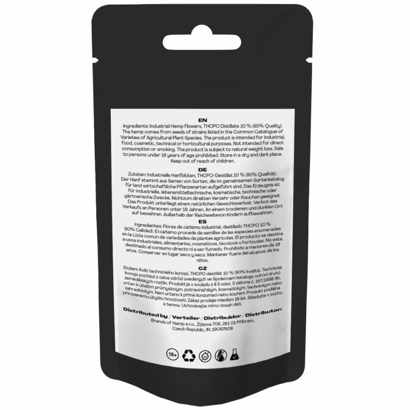 Canntropy THCPO Flower Sour Tangie, jakość THCPO 90%, 1g - 100g