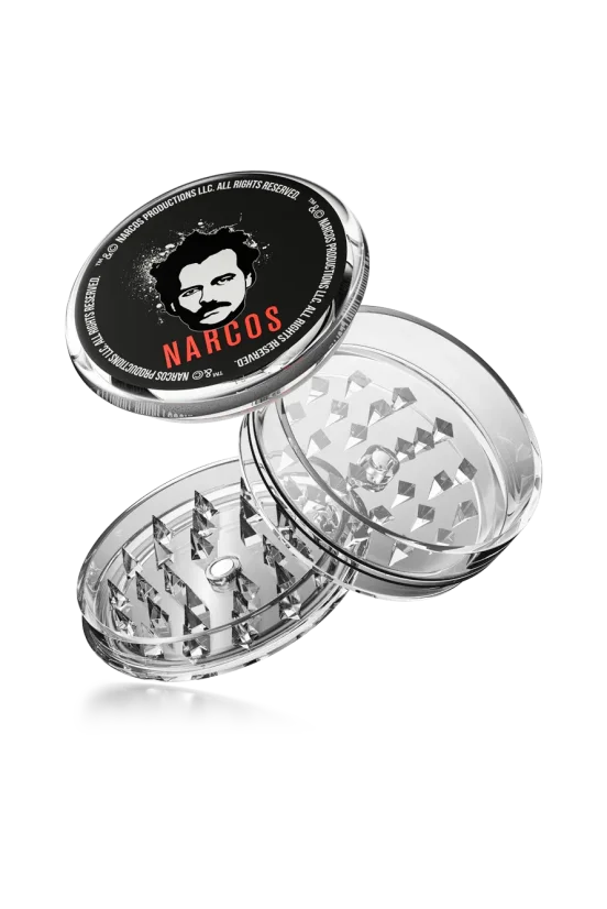 Narcos plastični mlinček, 3-delni, 60 mm - naključno oblikovanje