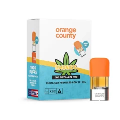 Orange County CBD Prefilled Pod Lemonade, 1 ml