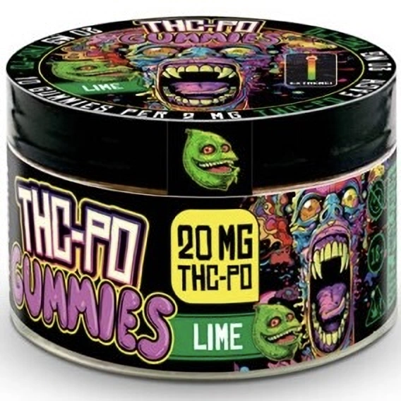 Euphoria THCPO Gummies Lime, 10 sztuk x 2 mg, 20 mg