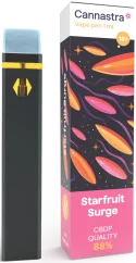 Cannastra CBDP Disposable Vape Pen Starfruit Surge, CBDP 88 % quality, 1 ml