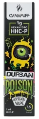 CanaPuff Durban Poison 96 % HHCP - Caneta vape descartável, 1 ml