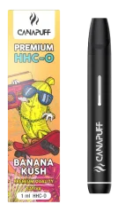 CanaPuff Banana Kush 96 % HHC-O - Egyszer használatos vape pen, 1 ml