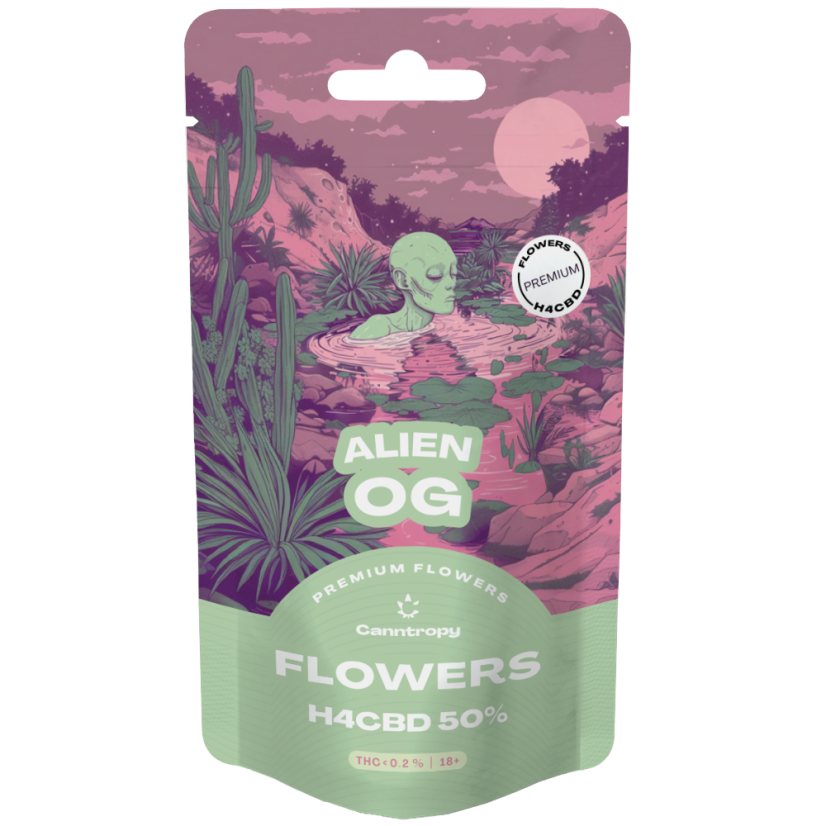 Kwiat Canntropy H4CBD Alien OG 50%, 1 g - 100 g