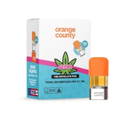 Orange County CBD Prefilled Pod Gelato, 1 ml